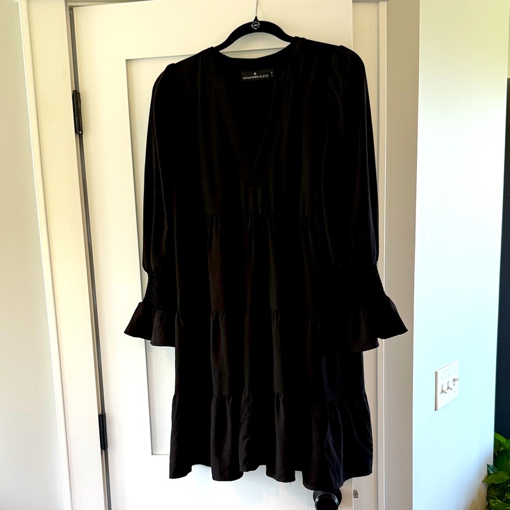 Tuckernuck Pommander Place Kenzo Dress, Black, Size Medium in Like New Condition